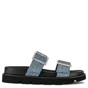 NWOT-Clifton Sandal In Blue